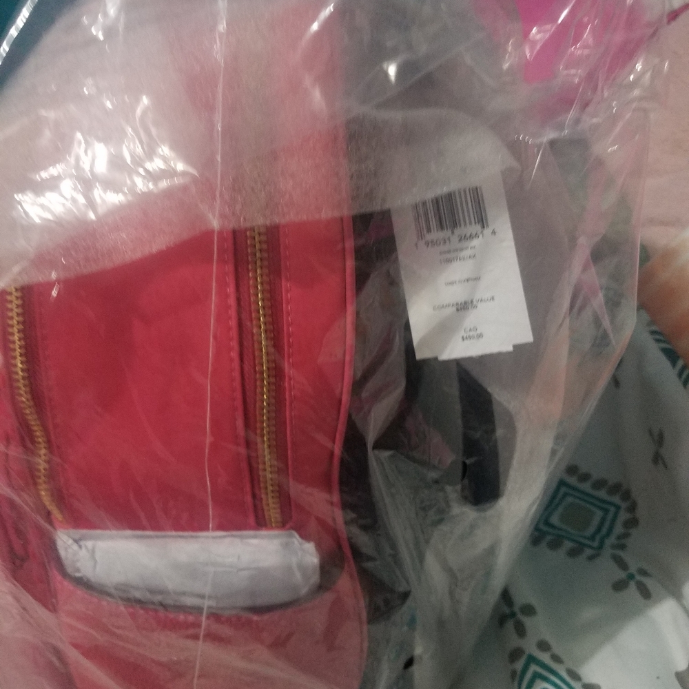 Coach Court Backpack With Ruching Pink Leather - Picture 7 of 8